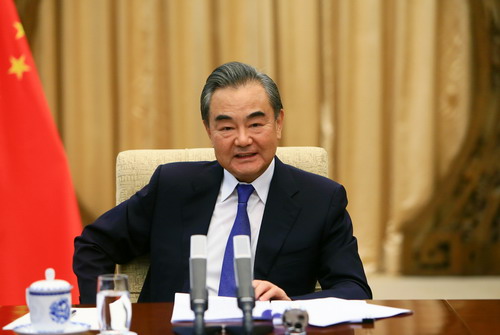 王毅同法国总统外事顾问博纳共同主持第二十次中法战略对话