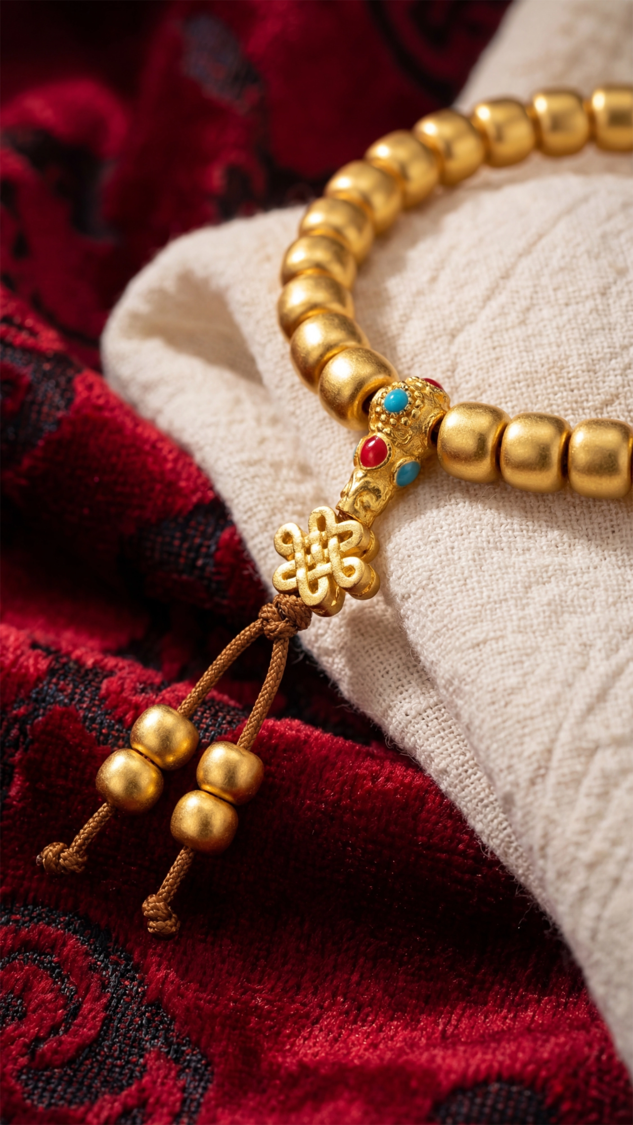 足金中国结手串(图2)